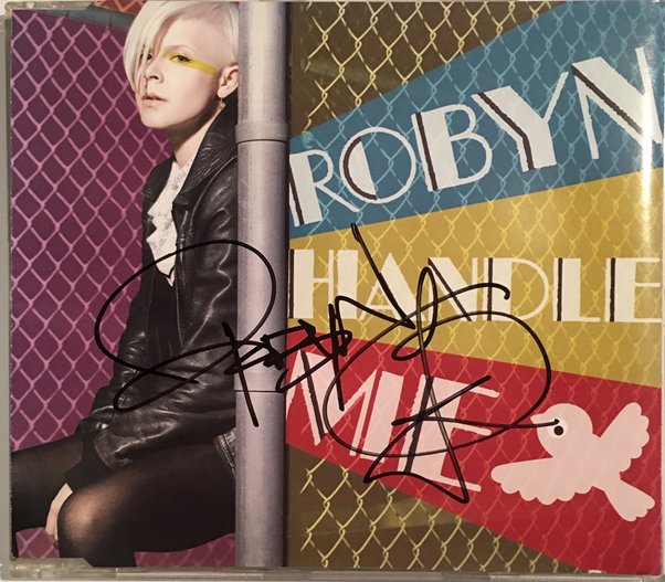 Robyn - signed CD case autograph